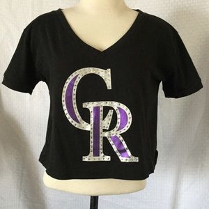 PINK Victoria's Secret Colorado Rockies Crop Top