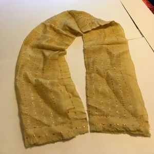 Gold & Yellow Vintage Scarf