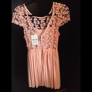 Splended Angel Dress in Peach
