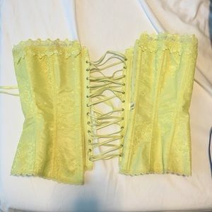 Yellow corset