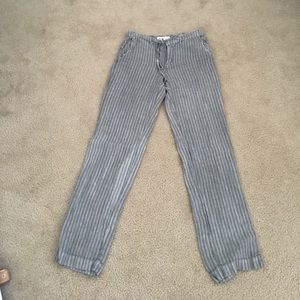 100% linen pants