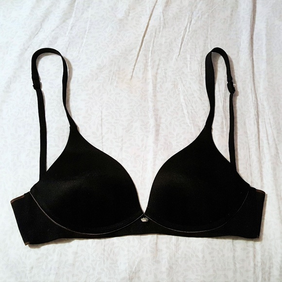 DKNY 32D black demi bra - Picture 1 of 3
