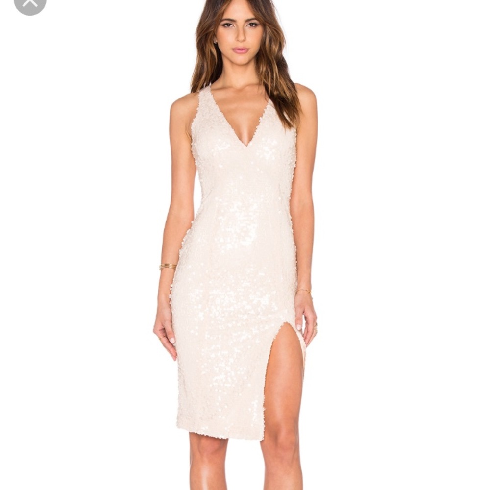 Jay Godfrey Marin blush sequin dress worn once!