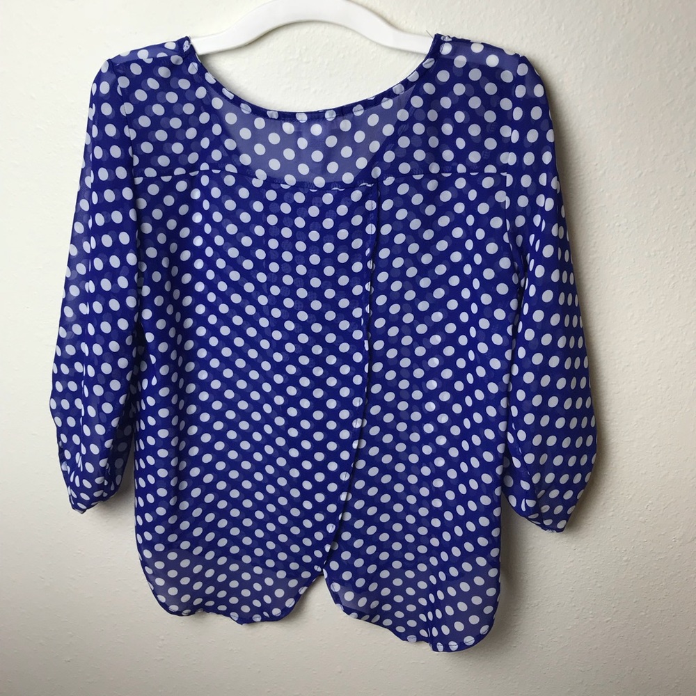 Super cute polka dot tee
