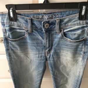 AO lighter wash jeans