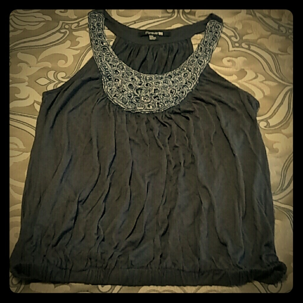 Forever 21 Embellished Tank