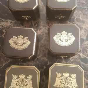 Juicy Couture Lot  Six Charm Boxes
