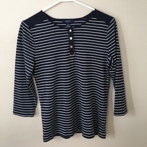 Chaps striped top