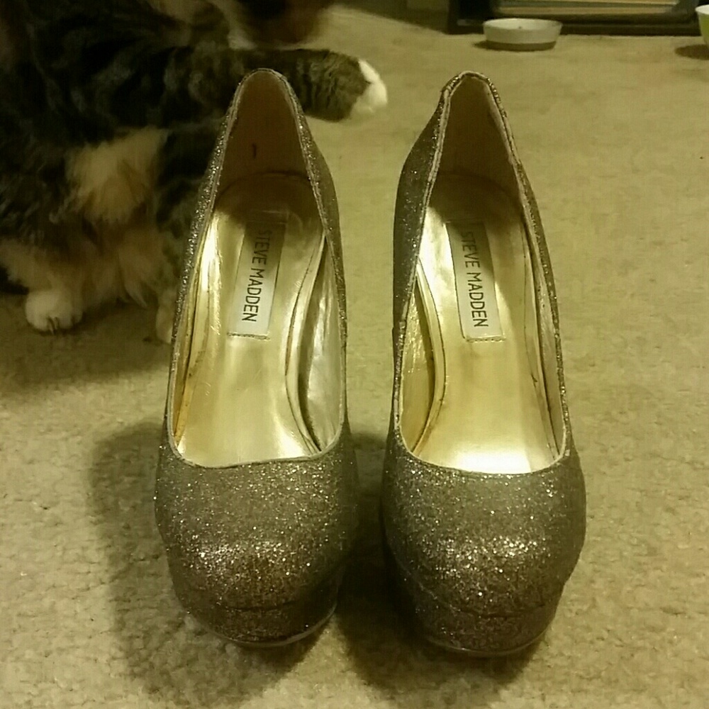 Steve Madden sparkly heels