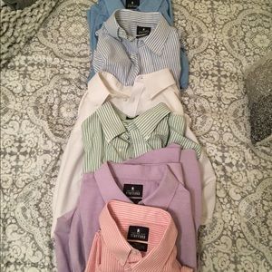 Set of 6 Oxford Men's Dress Shirts