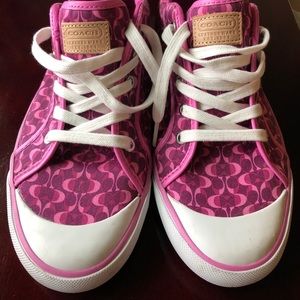 Brand New Pink Coach Shoes