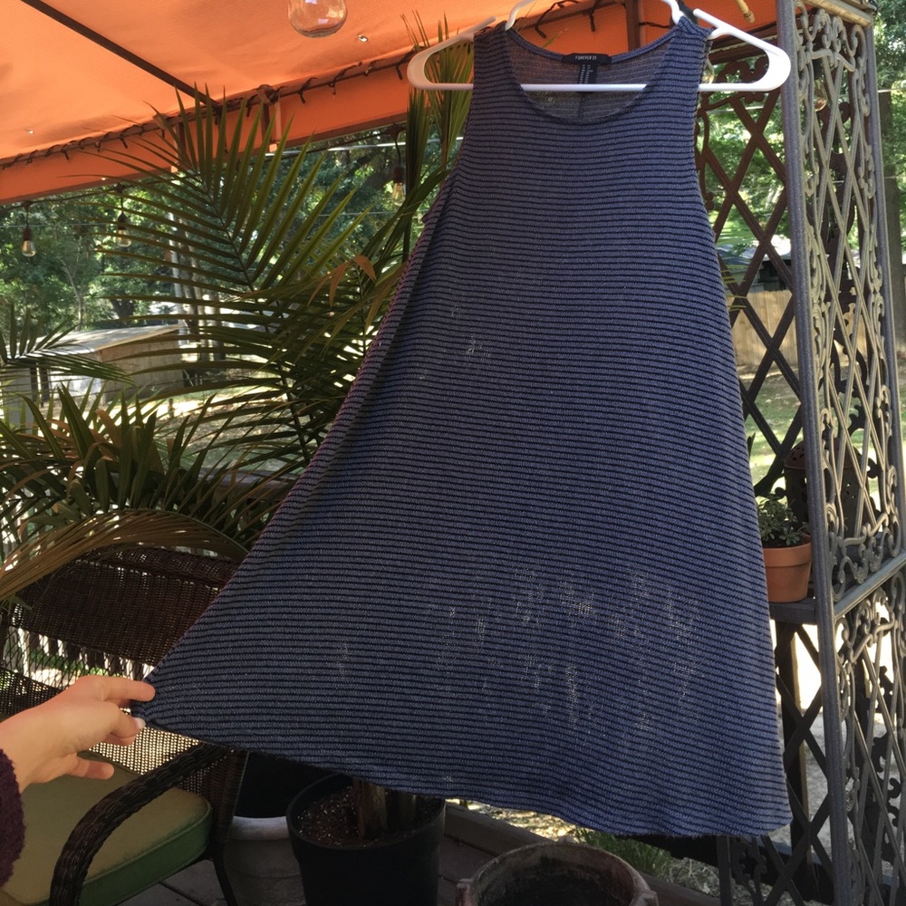 striped forever 21 dress