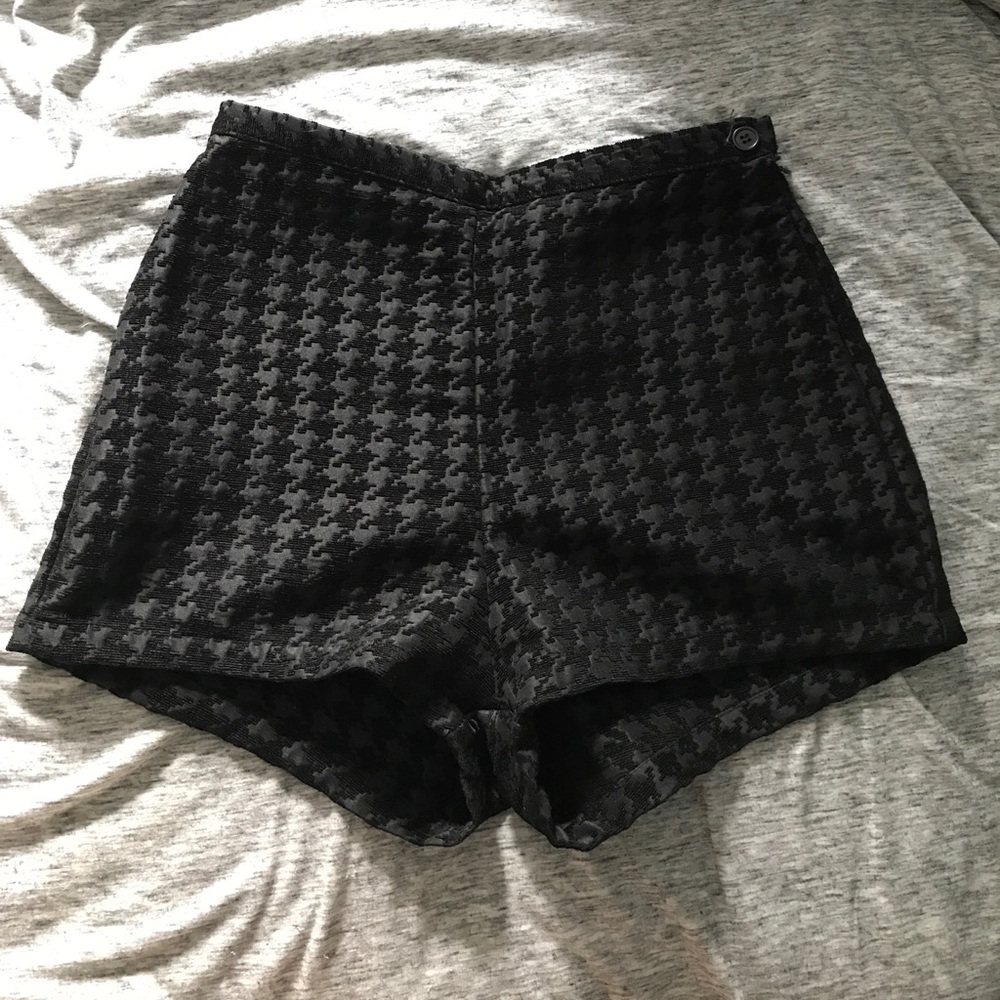 American Apparel houndstooth shorts
