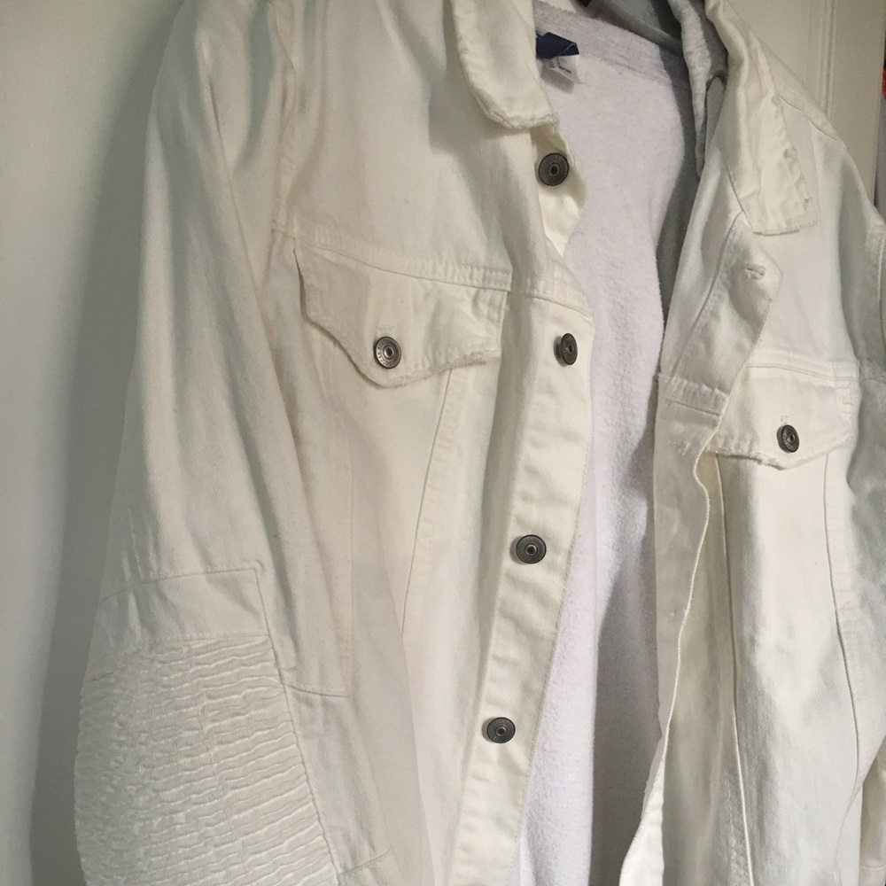 H&M BIKER JEAN JACKET