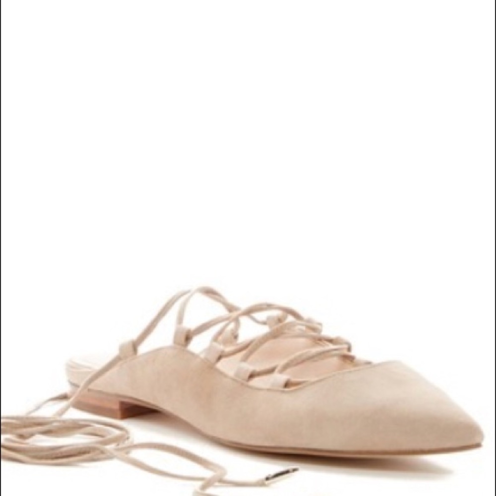 NWOT Marc Fisher Sbrina Wraparound Lace Flat🔴SALE