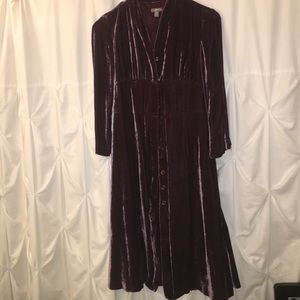 J Jill purple velvet evening jacket