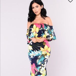 Fashion Nova Tropical Sundress