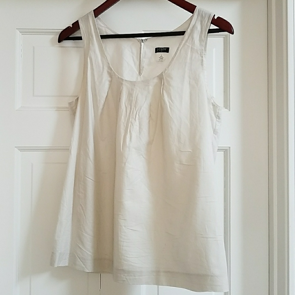 J Crew classic cream tank