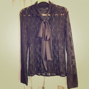 Kardashian Kollection black lace top