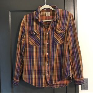 Levi's Vintage Authentic Western Wear Plaid Shirt