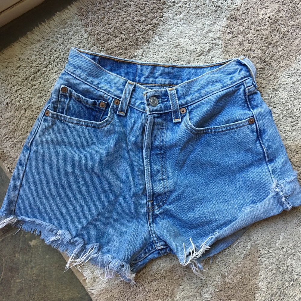 levi vintage high waisted shorts