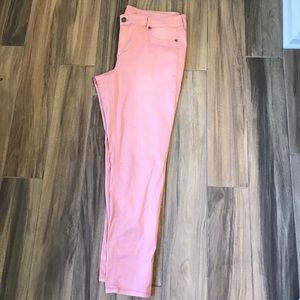 Maurice's pink skinny pants