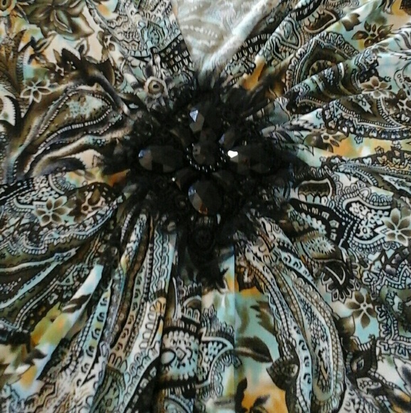 ♡*Connected Apparel Stunning Multicolored Dress*♡ - Picture 2 of 4