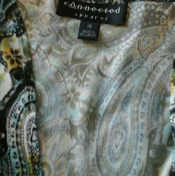 ♡*Connected Apparel Stunning Multicolored Dress*♡ - Picture 4 of 4