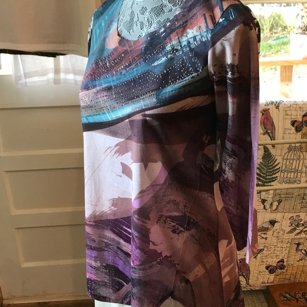 Multicolored top by New Direction - Picture 2 of 8
