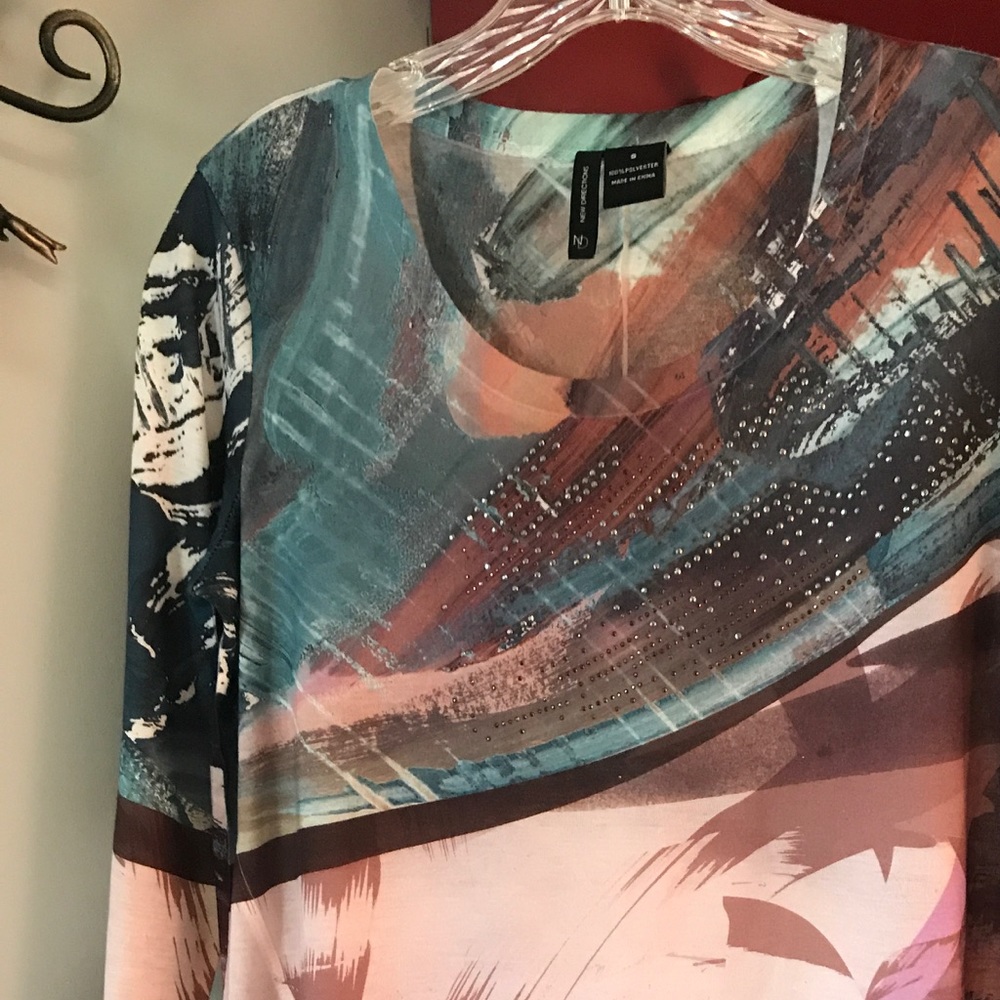 Multicolored top by New Direction - Picture 3 of 8