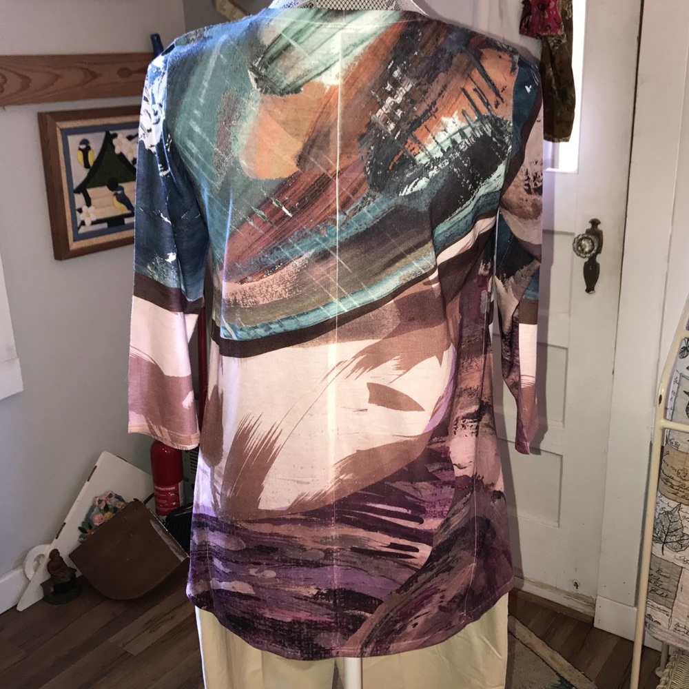 Multicolored top by New Direction - Picture 7 of 8