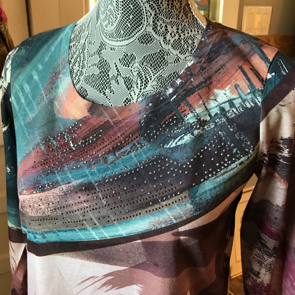 Multicolored top by New Direction - Picture 8 of 8