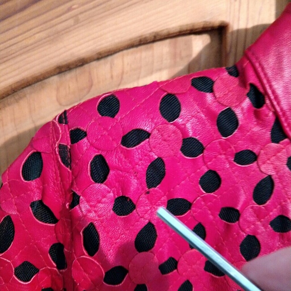 Stillman Studio red leather jacket New, with tag. - Picture 2 of 8