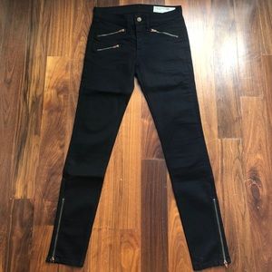 rag & bone/JEAN Triple Zipper Skinny Sz 26