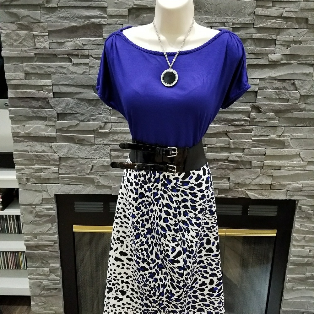 NWT Beautiful leopard print skirt