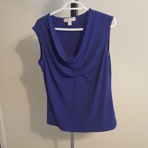 Michael kors navy blouse