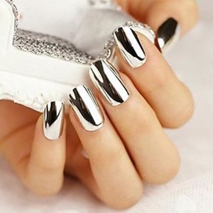 Mirror Effect Nail Stickers