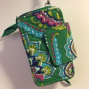 Vera Bradley Emerald Paisley Wallet