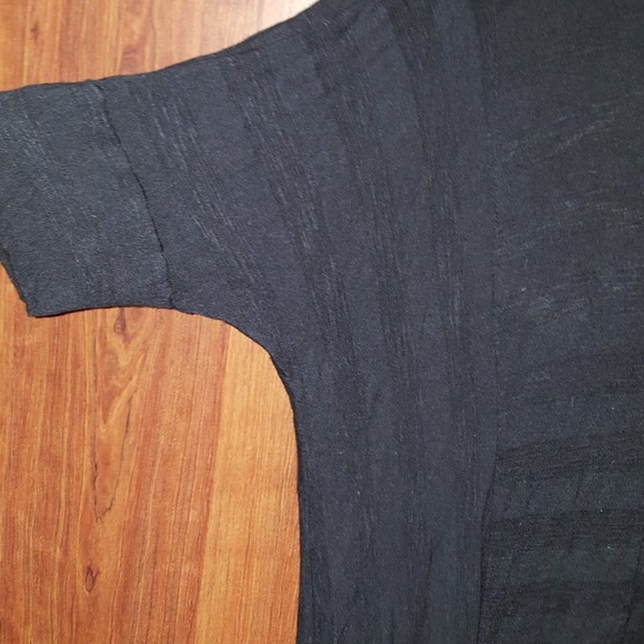 Olivia Moon Plus Size Shadow Stripe Dolman Top 3x - Picture 2 of 5