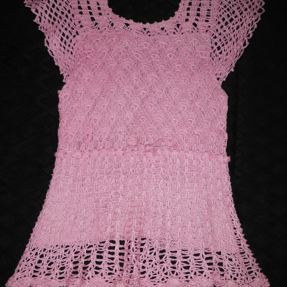 Crocheted Romantic Top S