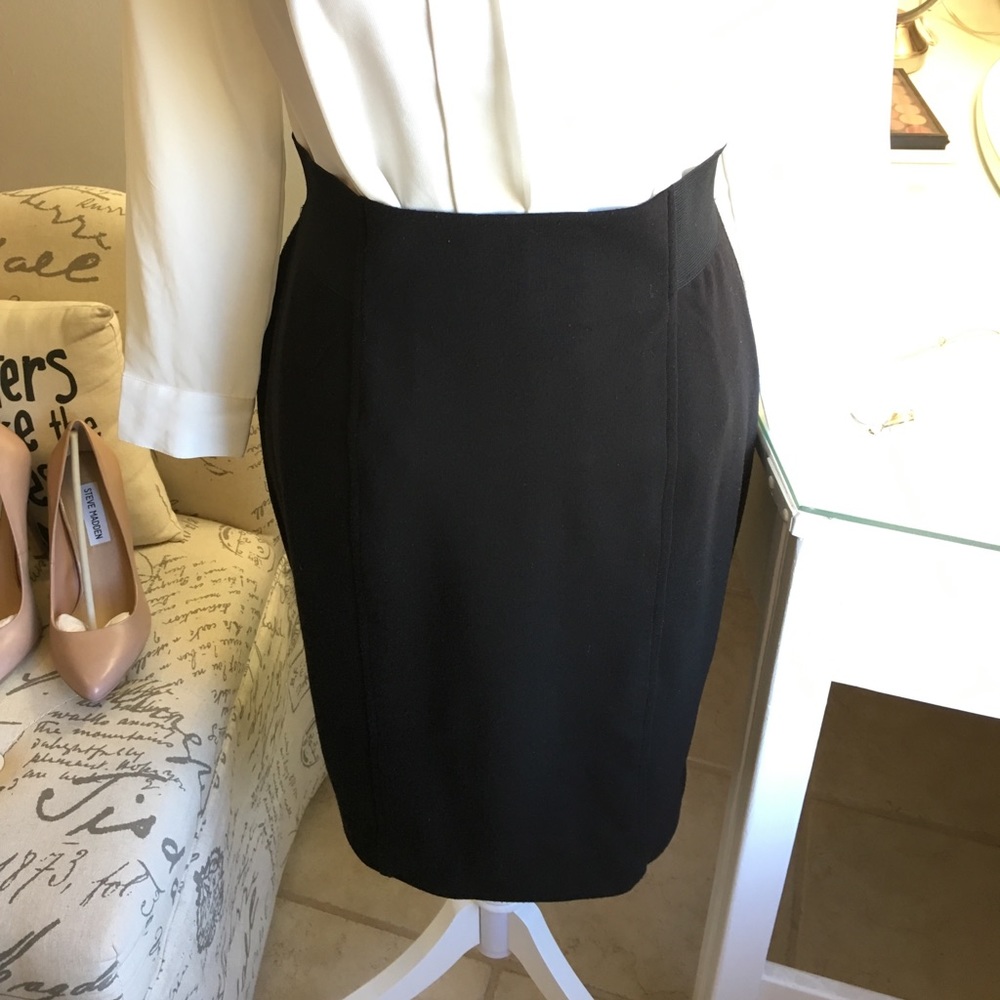 Timeless Black pencil skirt w/ elastic waistband