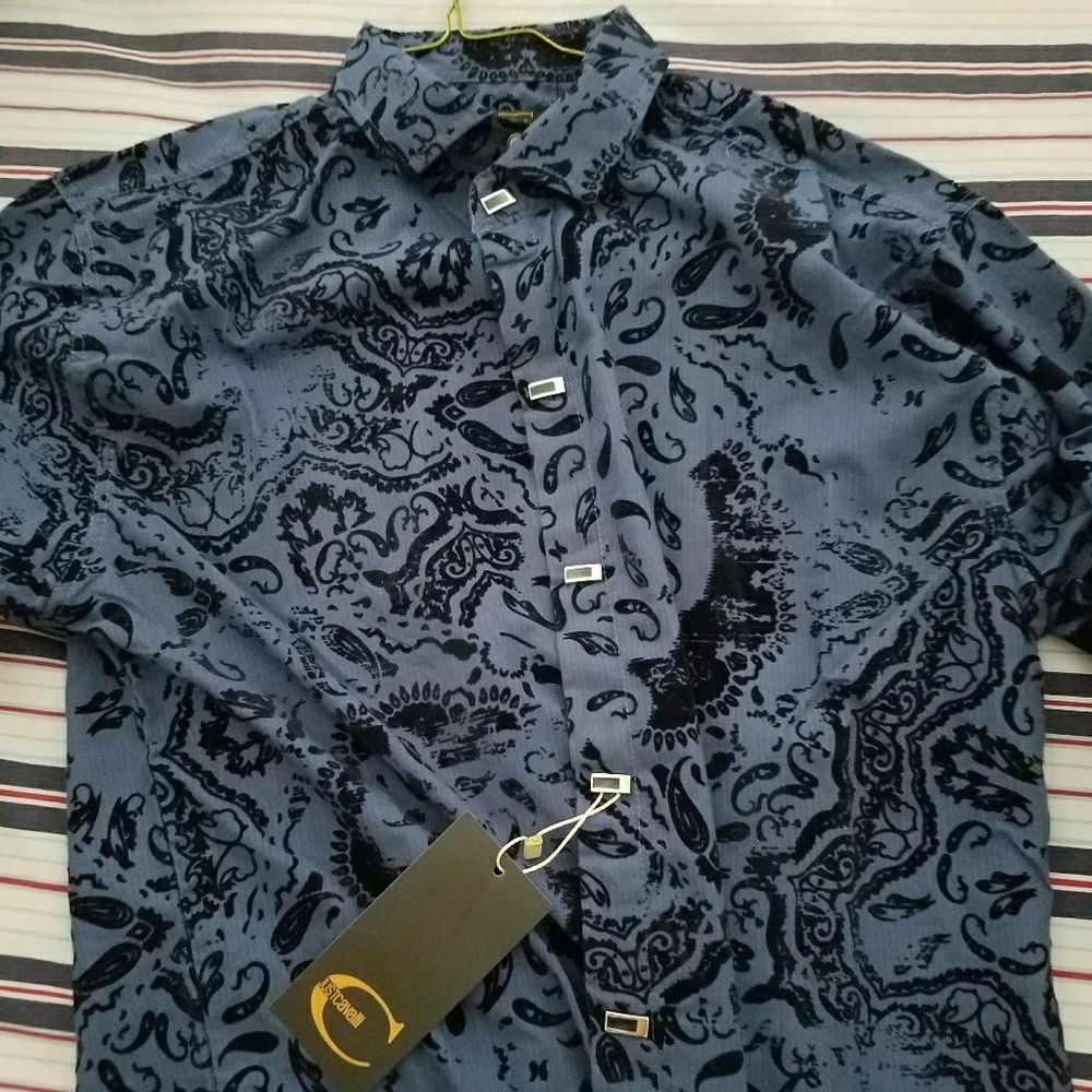 BRAND NEW ROBERTO CAVALLI SHIRT