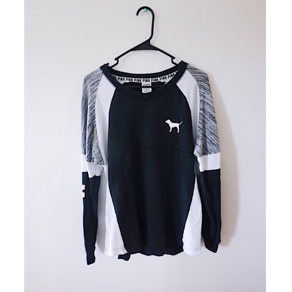 PINK Black and White Spirit Jersey