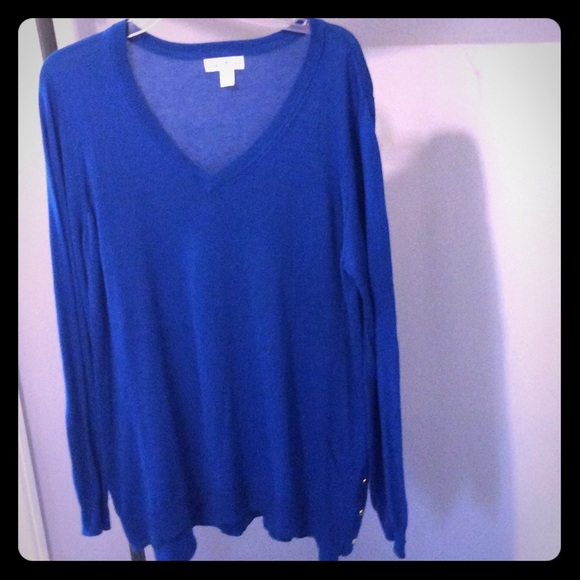 Blue tunic sweater - Picture 1 of 3