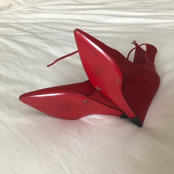 Burberry Satin Wedges - Picture 4 of 6