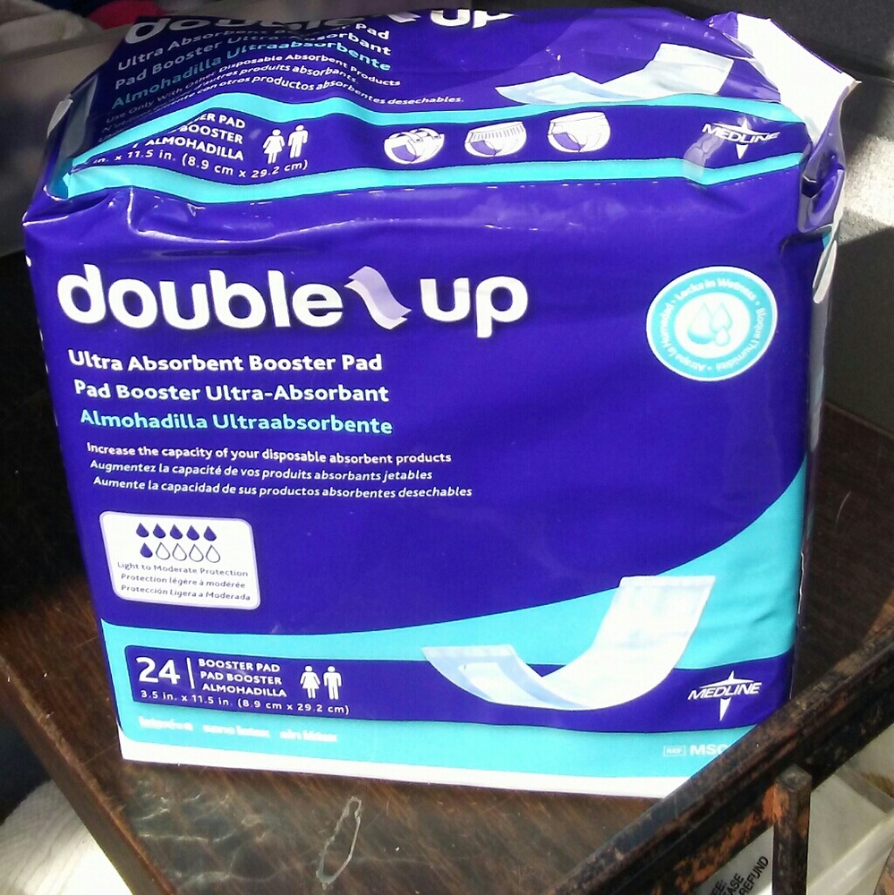 NEW 1 PACK DOUBLE UP BOOSTER PADS