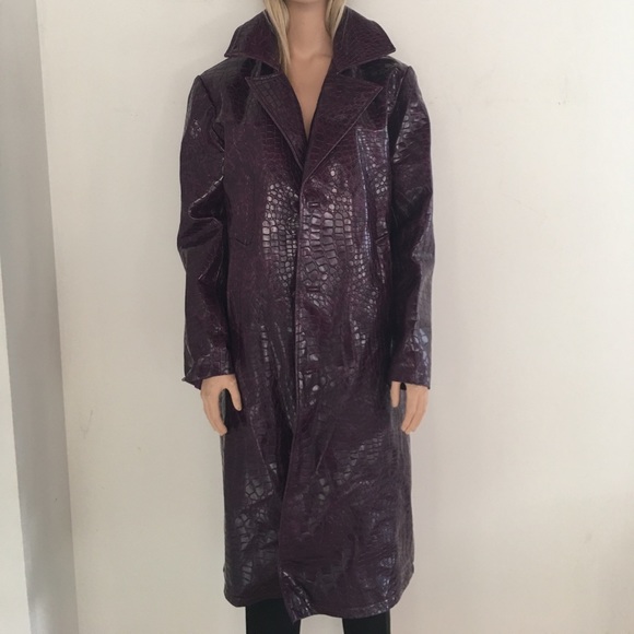 purple snakeskin jacket