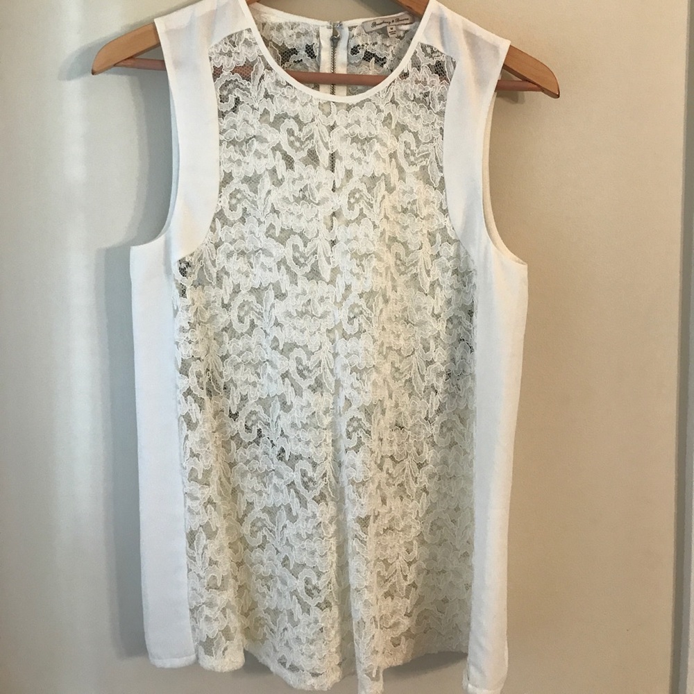 Madewell by Broadway & Broome Lace Top, M