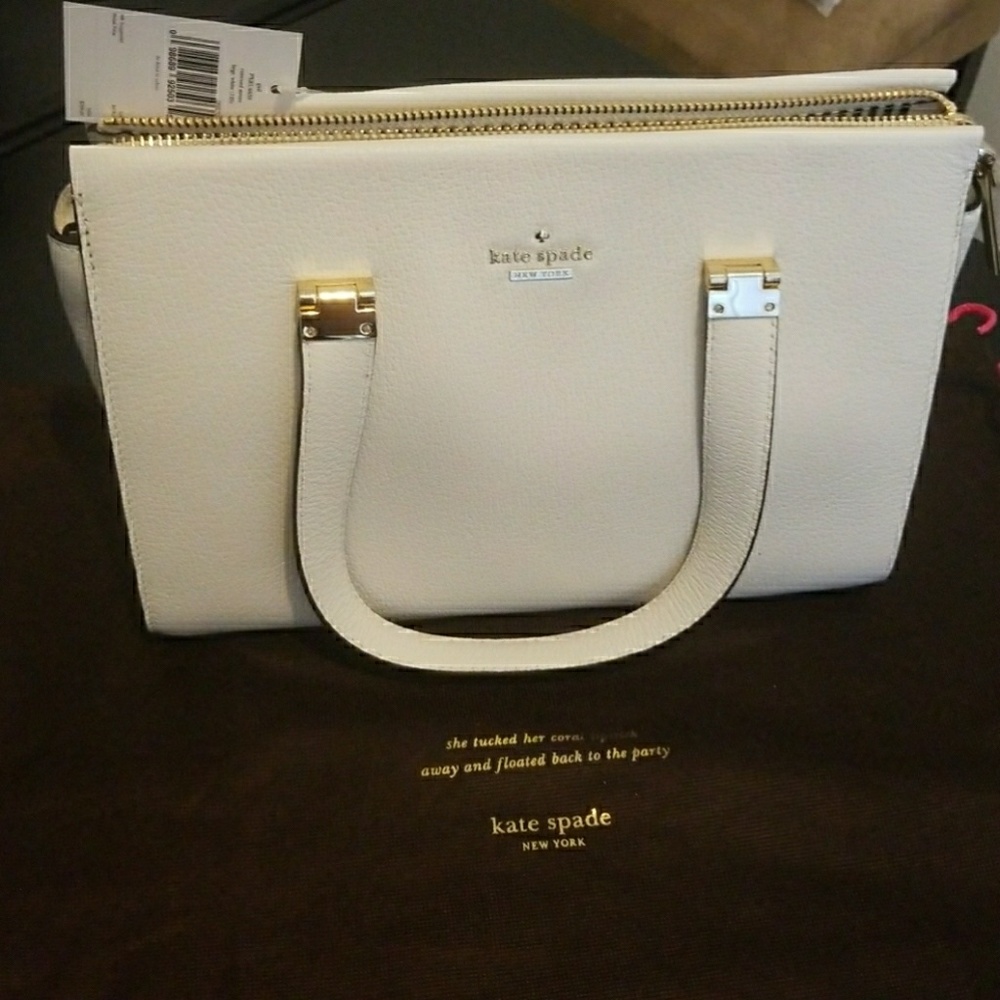 Kate Spade Concord Street White Purse - no bundle