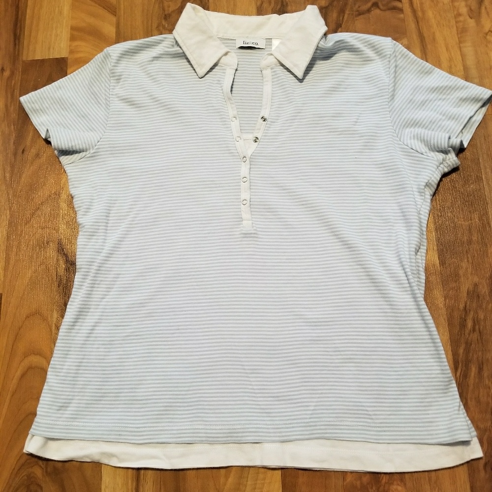 Liz & Co. Short sleeve top
